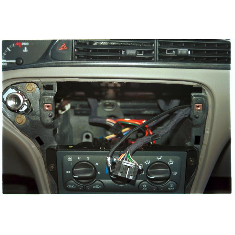 2000 Chevrolet Malibu Factory radio removed