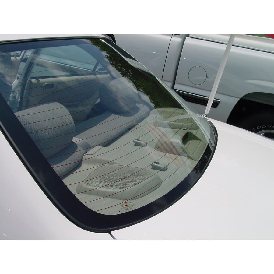2002 Chevrolet Prizm Rear deck speaker location