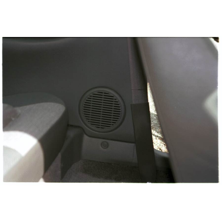 2000 Chevrolet Metro Rear side panel speaker location