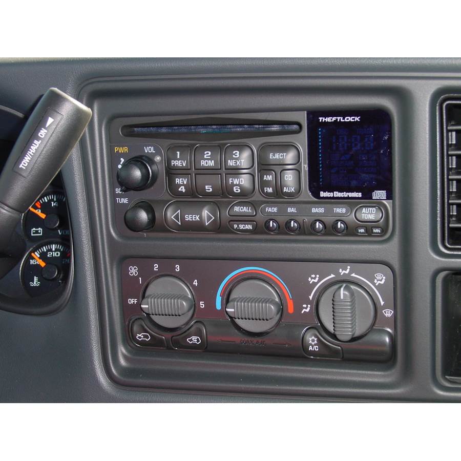 2000 Chevrolet Silverado 2500/3500 Other factory radio option