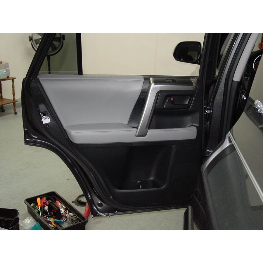 2017 Toyota 4Runner Rear door speaker location