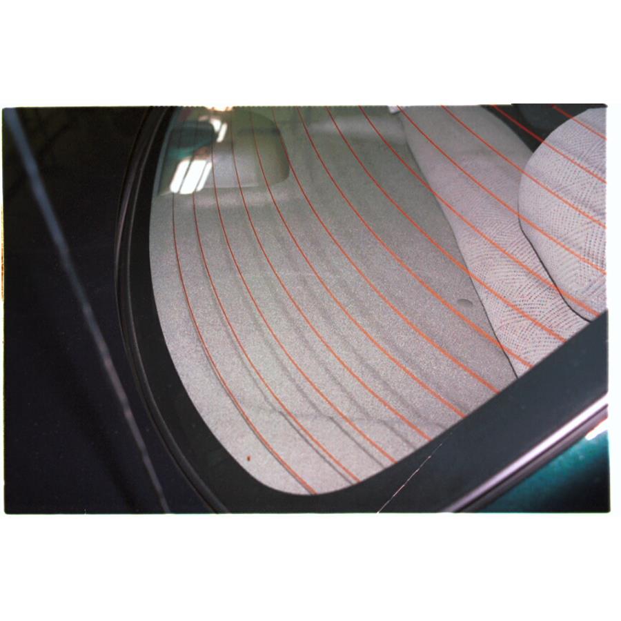 1999 Chevrolet Prizm Rear deck speaker location