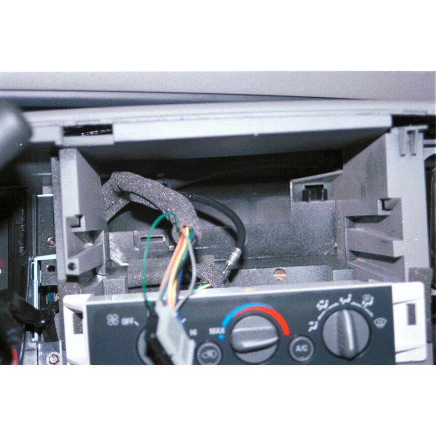 2000 Chevrolet K Series Factory radio removed