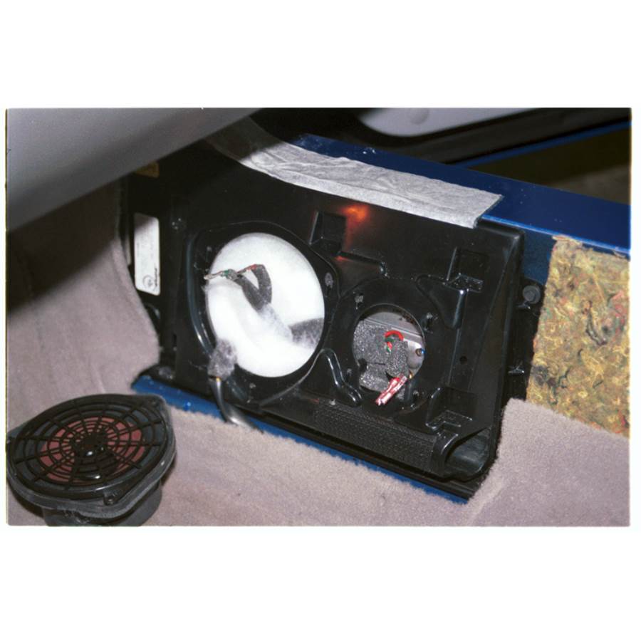 1995 Chevrolet Corvette Kick panel speaker removed