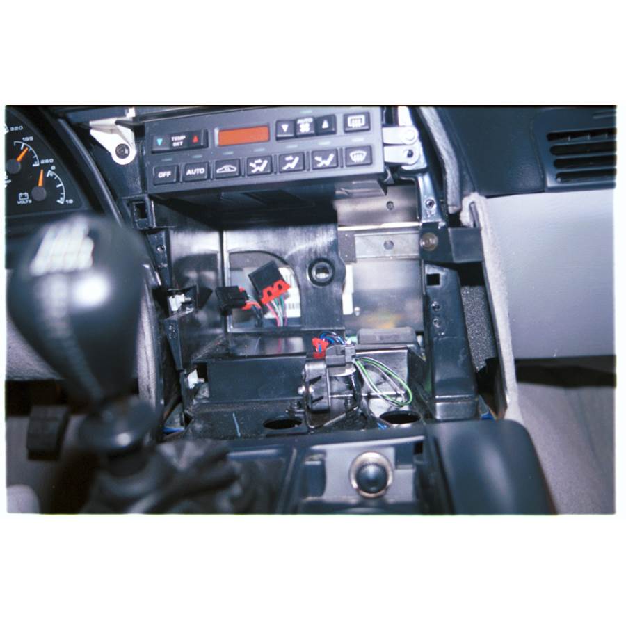 1996 Chevrolet Corvette Factory radio removed