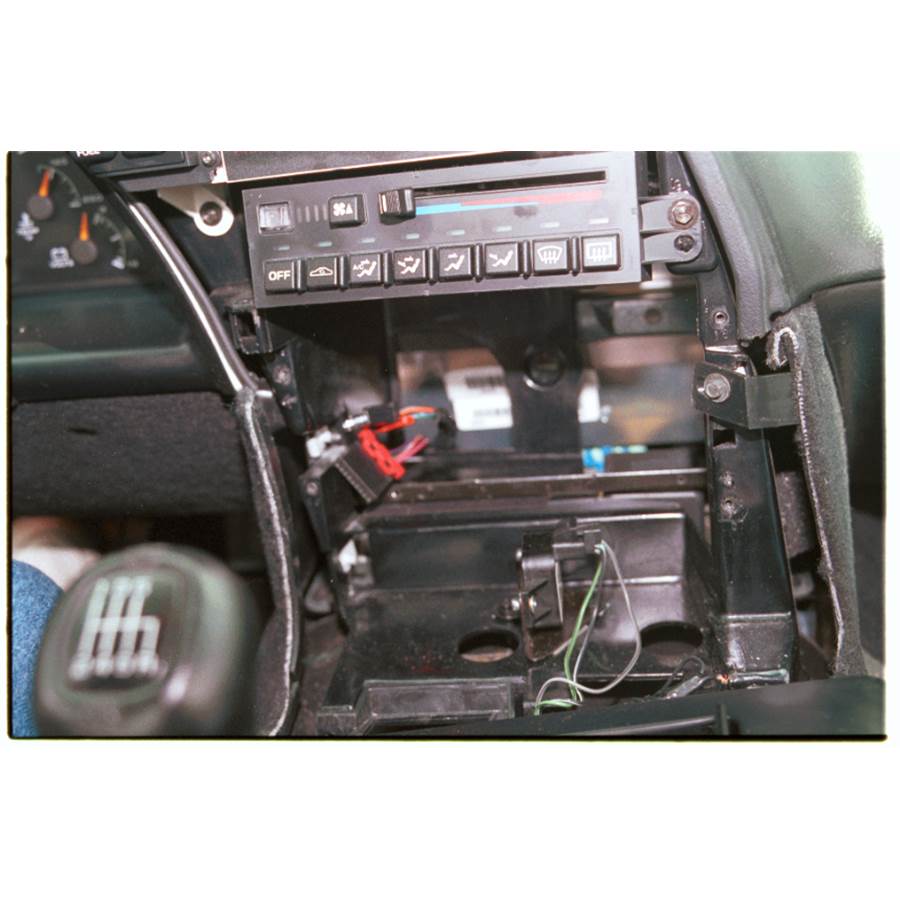1995 Chevrolet Corvette Factory radio removed