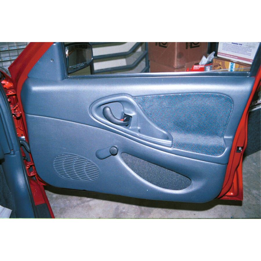 1996 Chevrolet Cavalier Front door speaker location