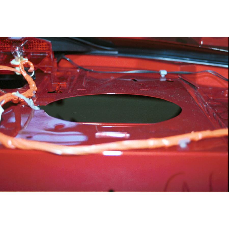 1996 Chevrolet Cavalier Rear deck speaker removed