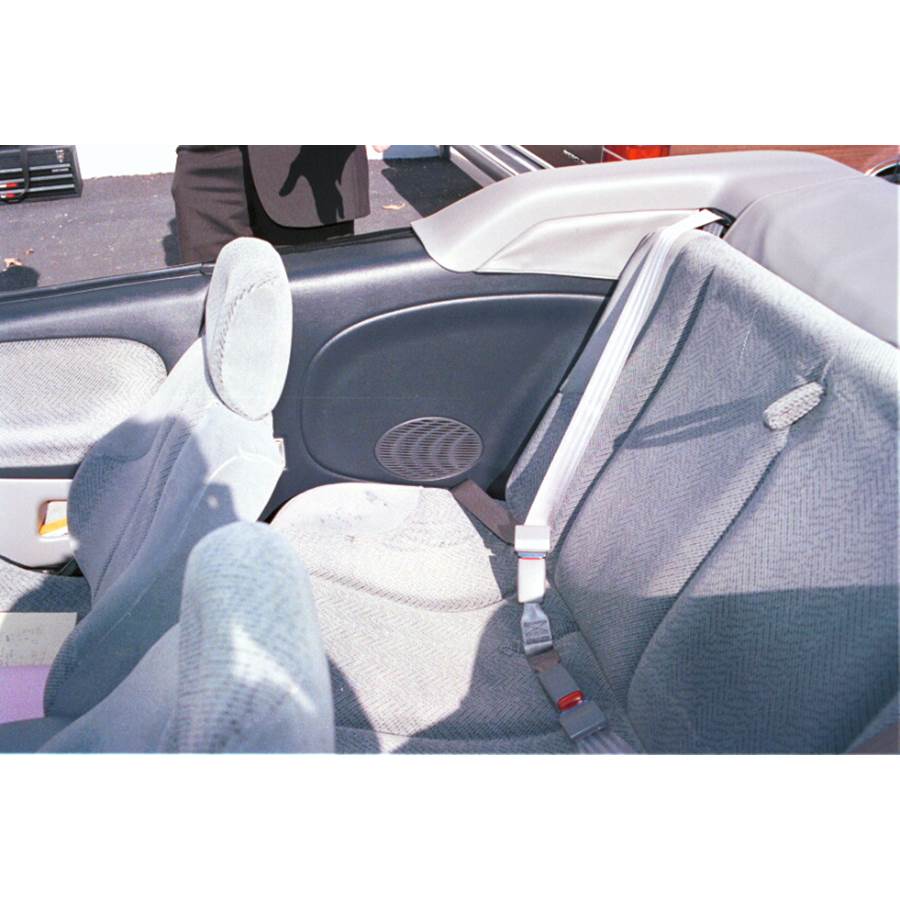 1998 Chevrolet Cavalier Rear side panel speaker location