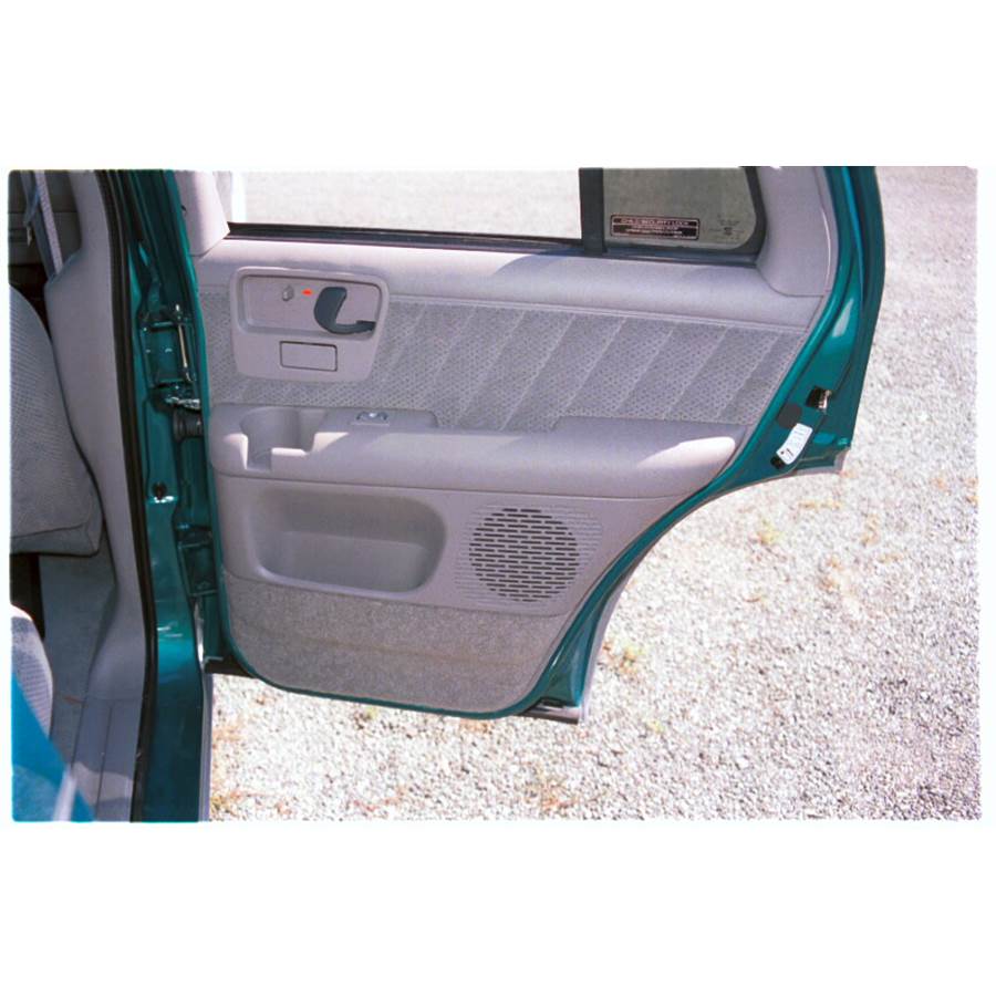 1996 Chevrolet Blazer Rear door speaker location