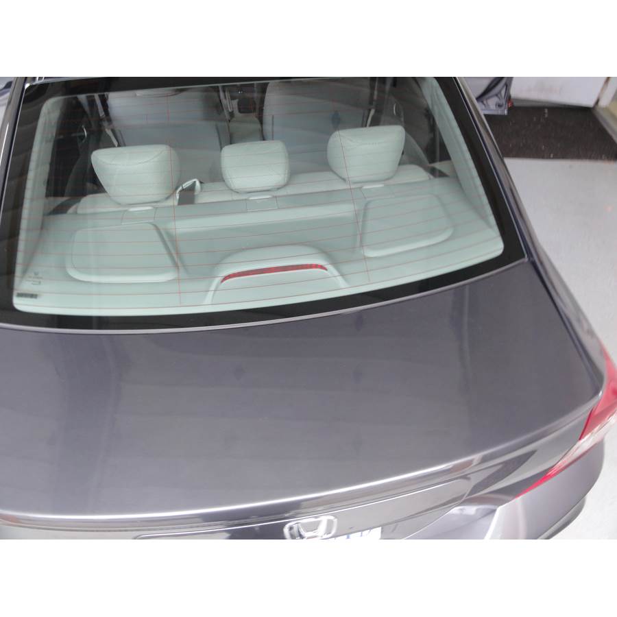 2012 Honda Civic DX Rear deck speaker location