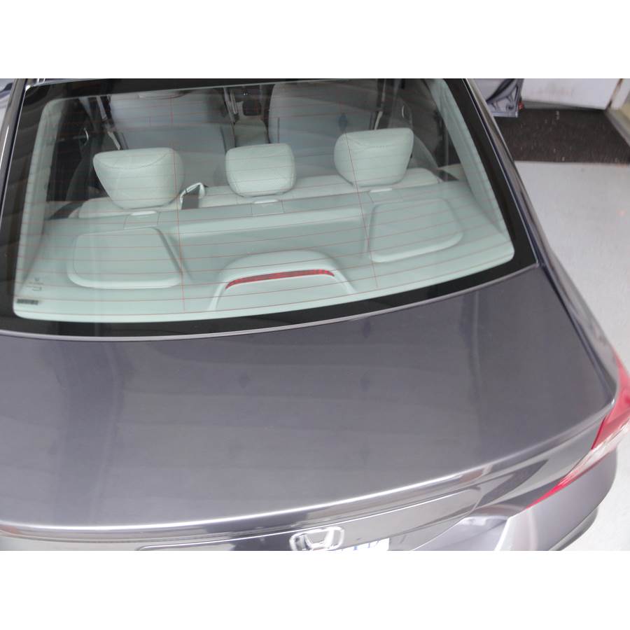 2014 Honda Civic EX Rear deck speaker location