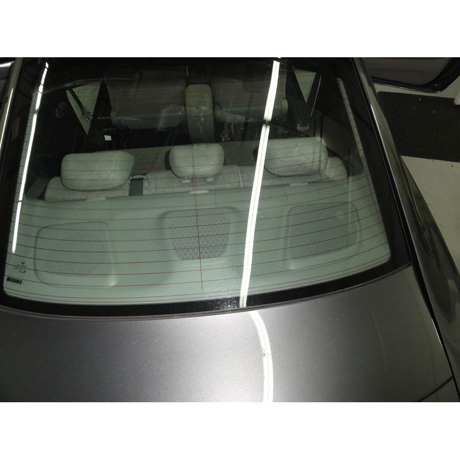 2012 Honda Civic EX Rear deck speaker location
