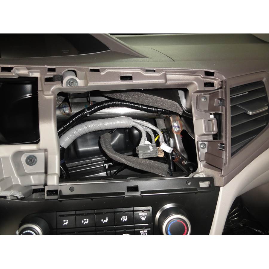 2012 Honda Civic LX Factory radio removed