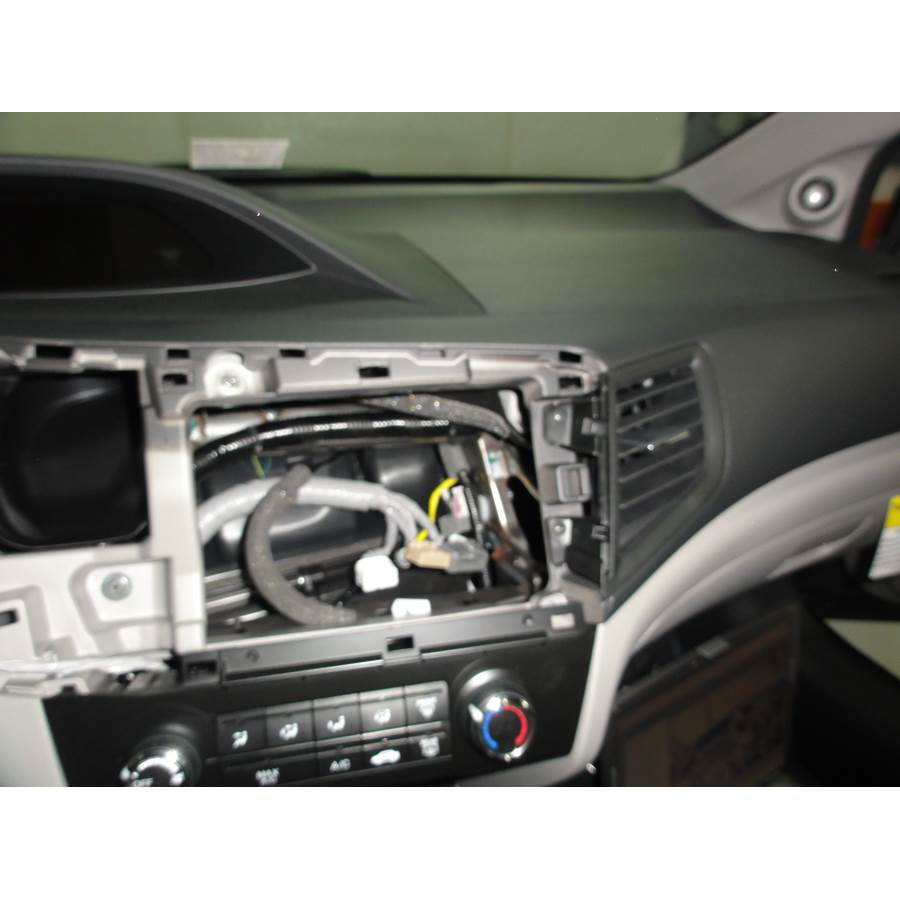 2012 Honda Civic SI Factory radio removed
