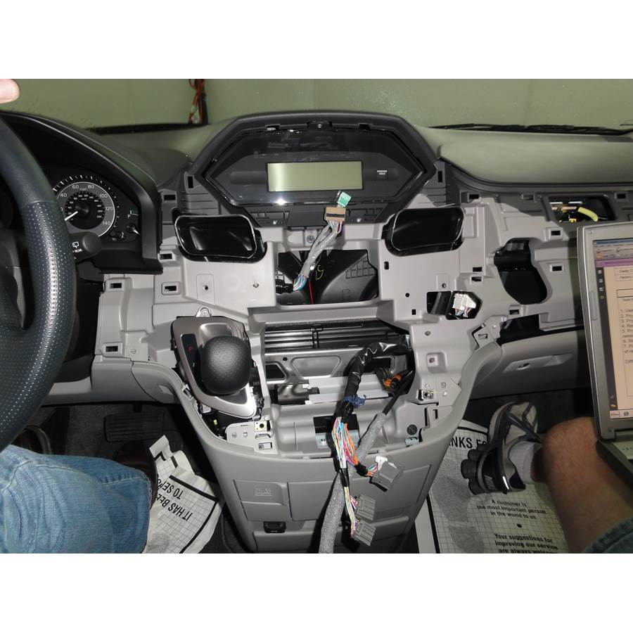 2011 Honda Odyssey Factory radio removed