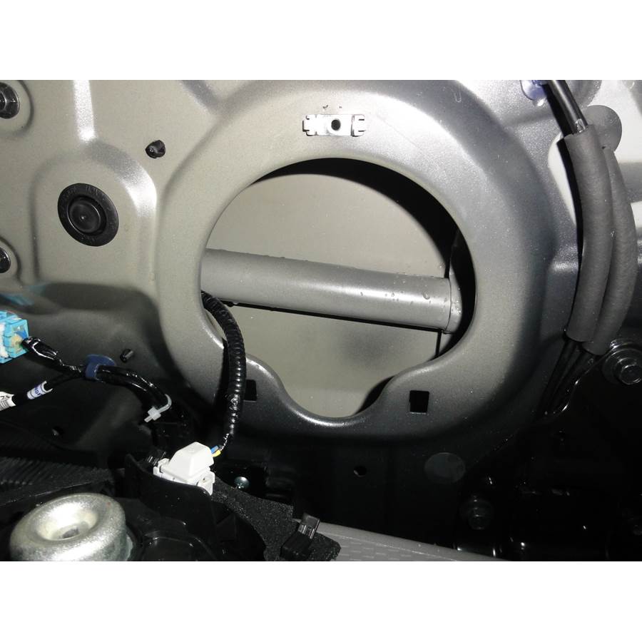 2012 Honda Odyssey Rear door speaker removed