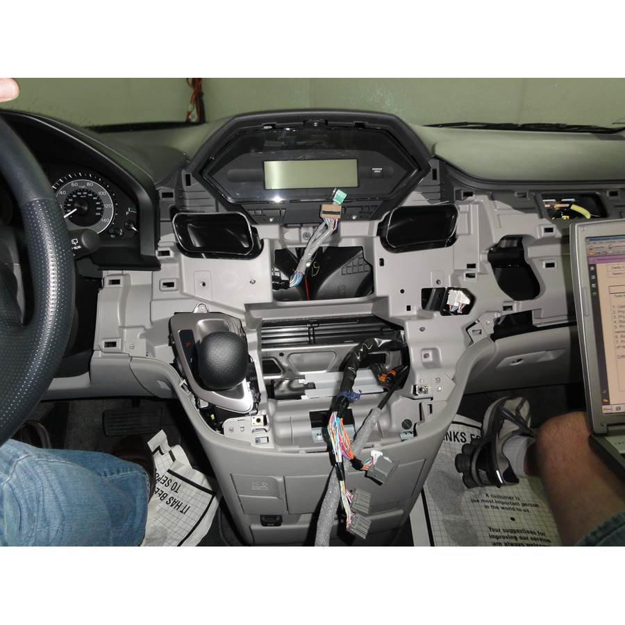 2014 Honda Odyssey Touring Factory radio removed