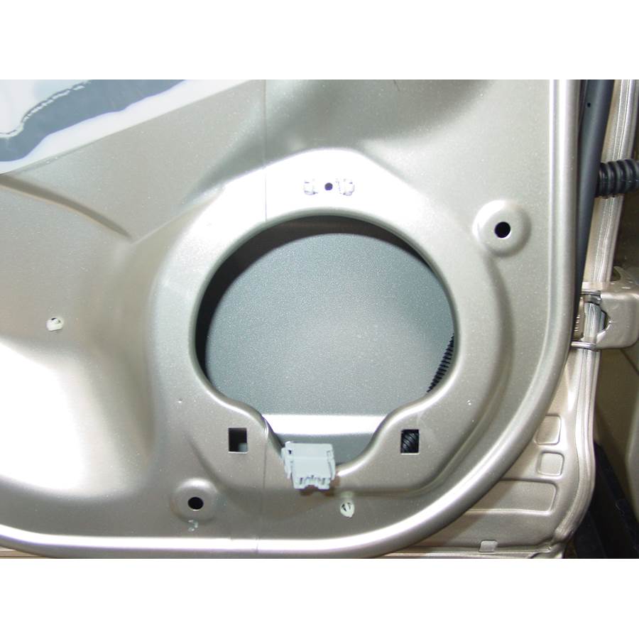 2007 Honda CRV EX Rear door speaker removed
