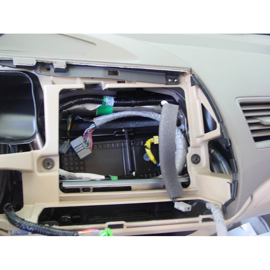 2010 Honda Civic LX Factory radio removed