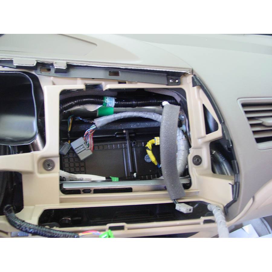 2011 Honda Civic DX Factory radio removed