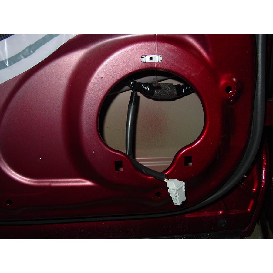 2013 Honda Crosstour Rear door speaker removed