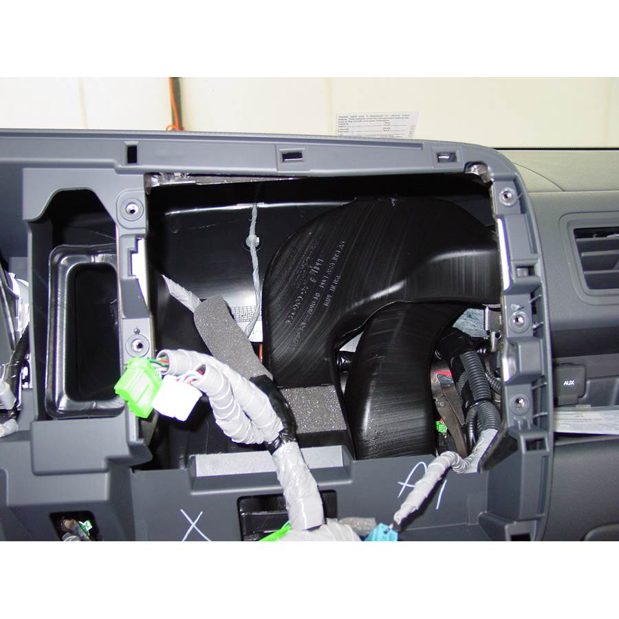 2009 Honda Ridgeline Factory radio removed