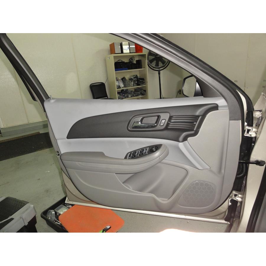 2015 Chevrolet Malibu Front door speaker location