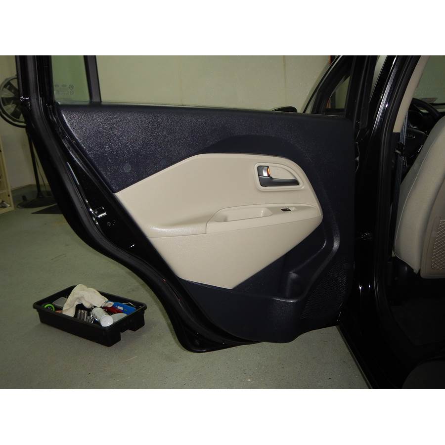 2012 Kia Rio Rear door speaker location
