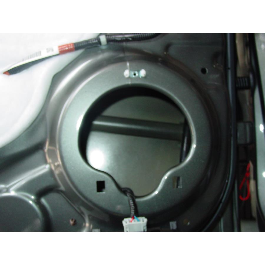 2010 Honda Pilot Rear door speaker removed
