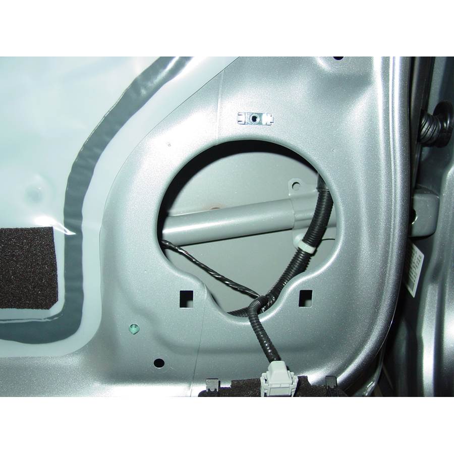 2010 Honda Fit Sport Rear door speaker removed