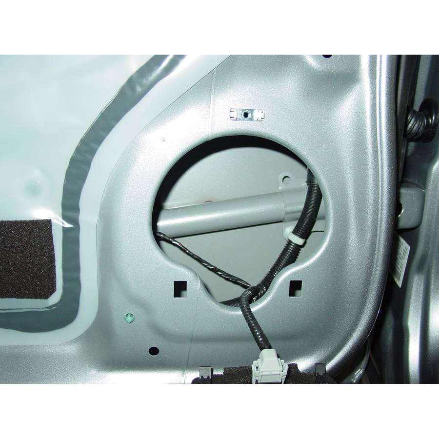 2013 Honda Fit EV Rear door speaker removed