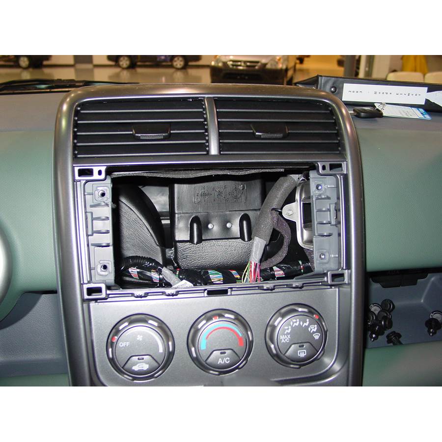 2009 Honda Element LX Factory radio removed