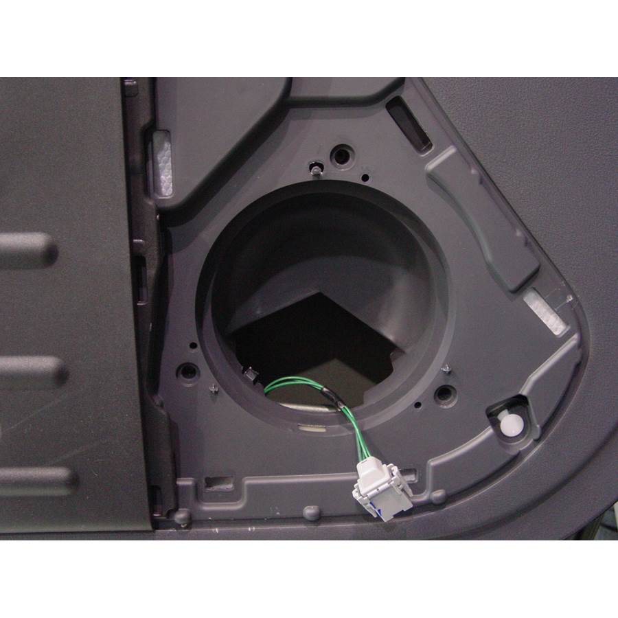 2010 Honda Element EX Front speaker removed