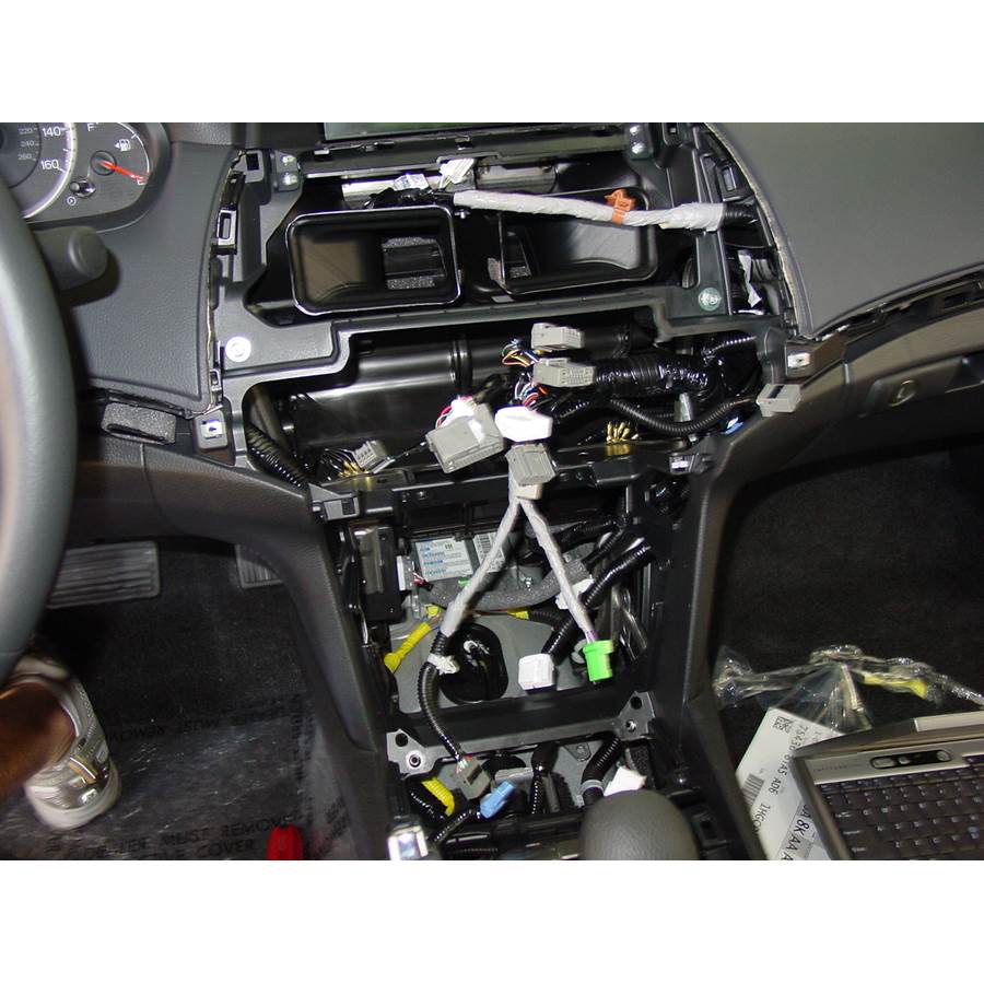 2010 Honda Accord Crosstour Factory radio removed