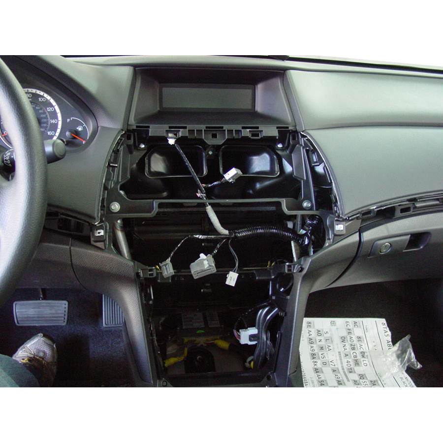 2009 Honda Accord LX-P Factory radio removed
