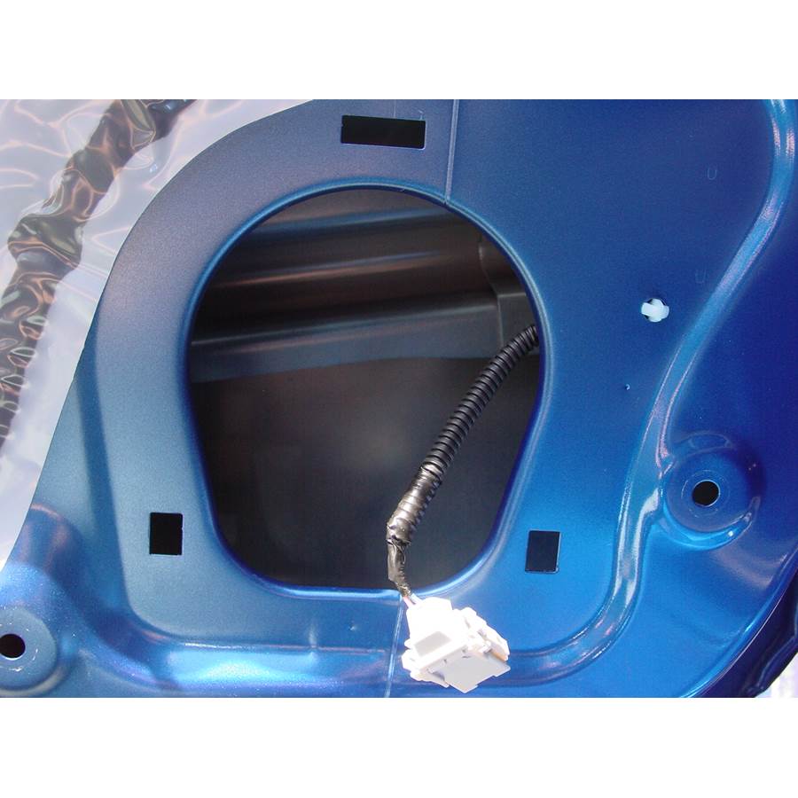 2007 Honda Fit Sport Rear door speaker removed
