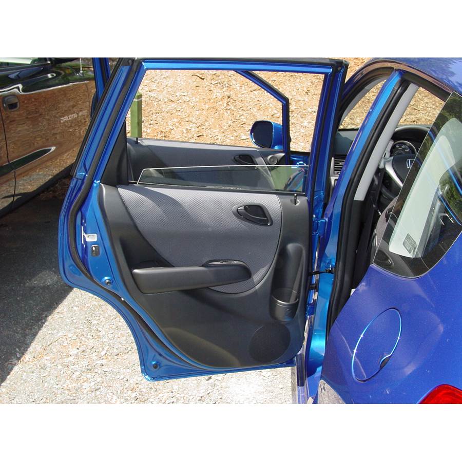 2007 Honda Fit Rear door speaker location
