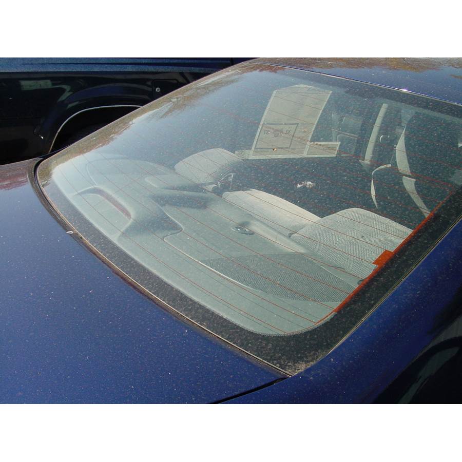 2003 Honda Civic Rear deck speaker location