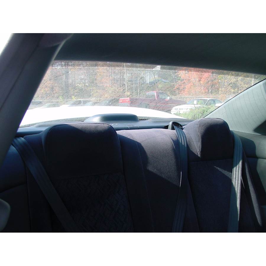 2001 Honda Civic EX Rear deck speaker location