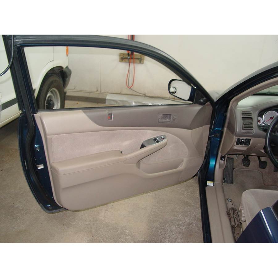 2001 Honda Civic HX Front door speaker location