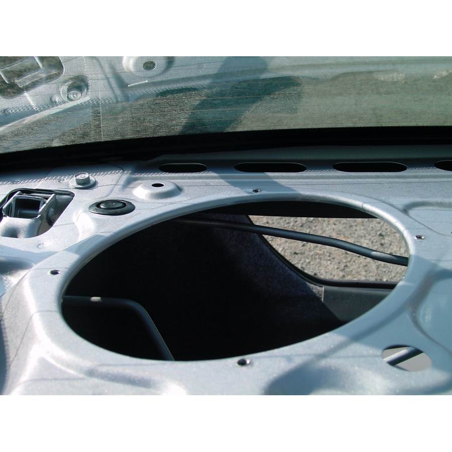 2001 Honda Civic HX Rear deck speaker removed