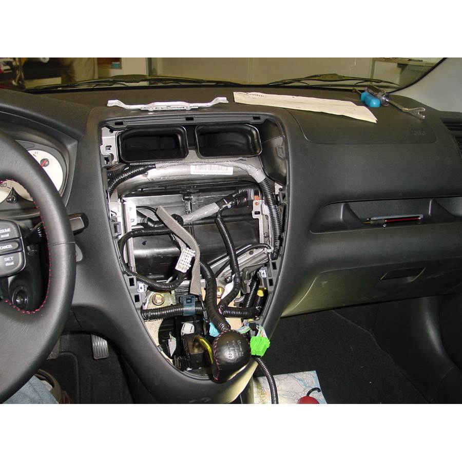 2002 Honda Civic SI Factory radio removed