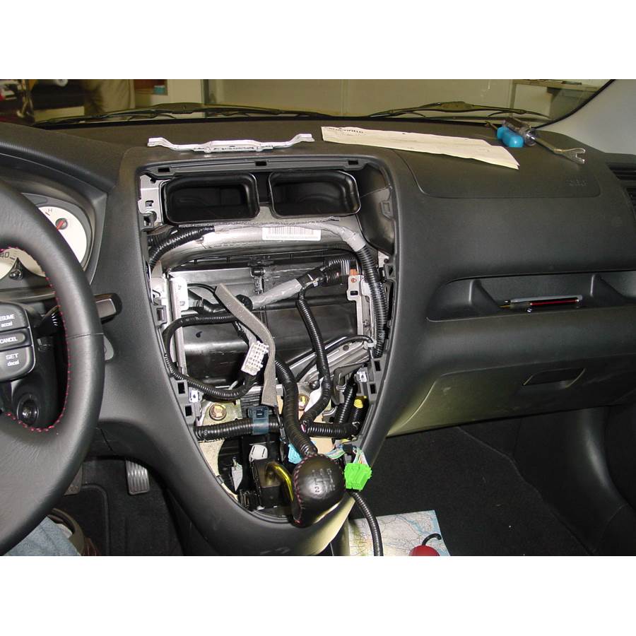 2004 Honda Civic SI Factory radio removed