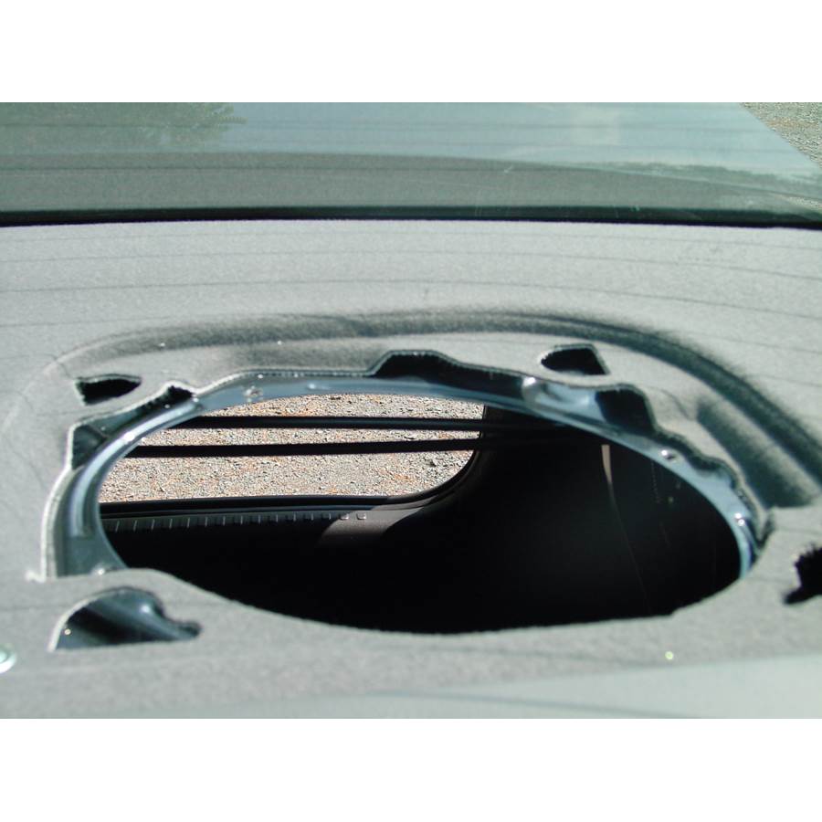 2003 Honda Accord EX Rear deck speaker removed