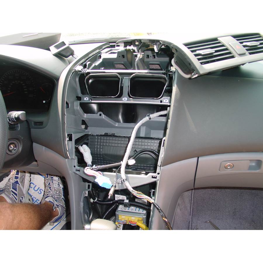 2003 Honda Accord LX Factory radio removed