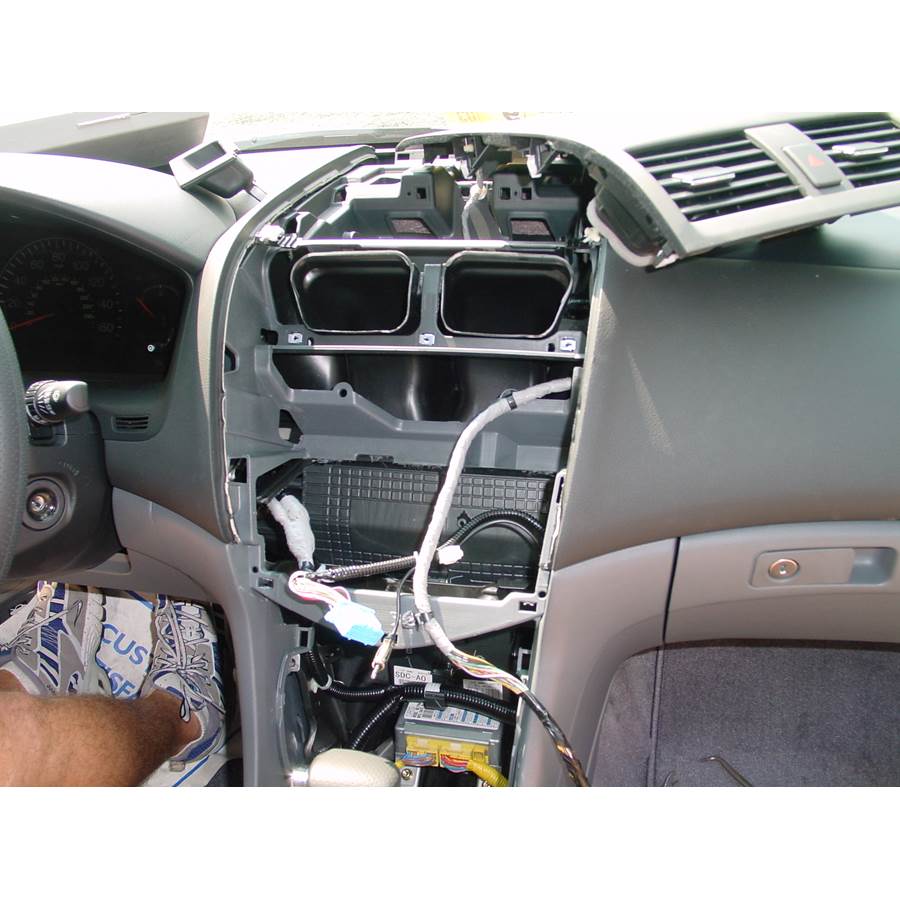 2004 Honda Accord EX Factory radio removed