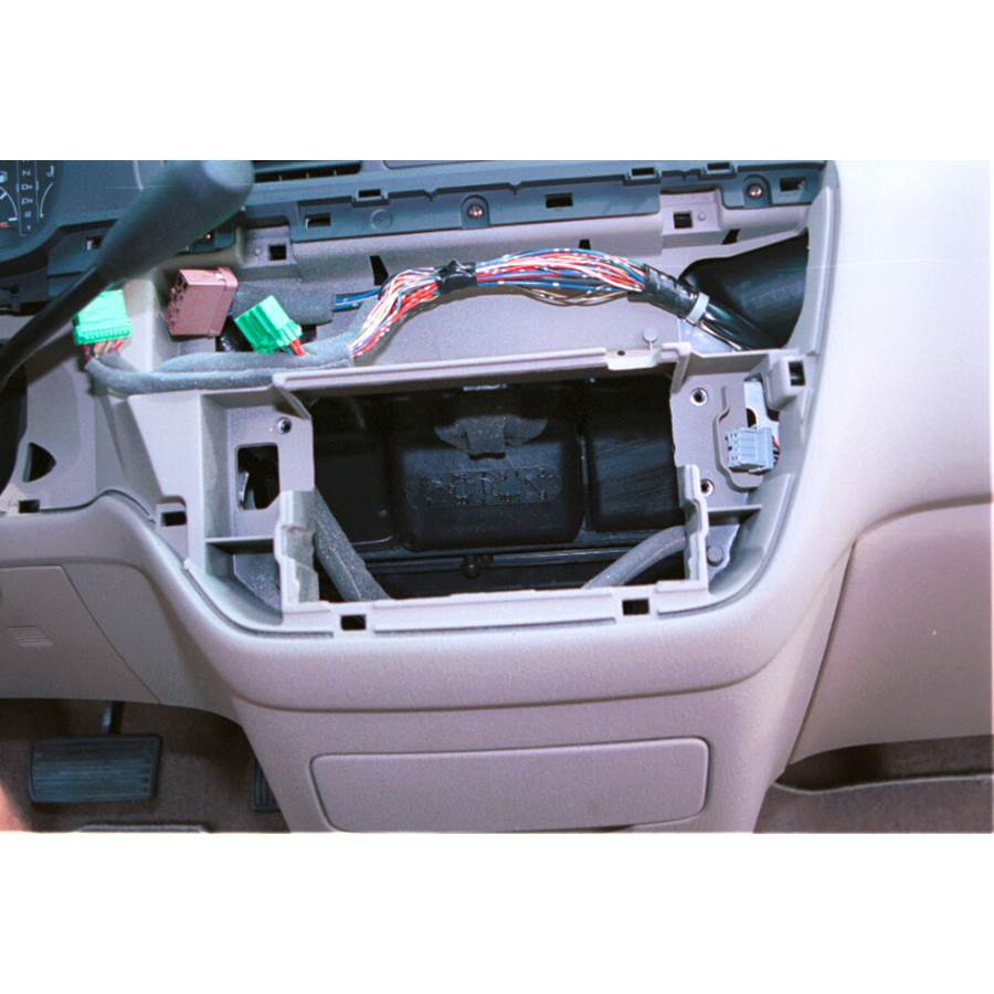 2002 Honda Odyssey Factory radio removed