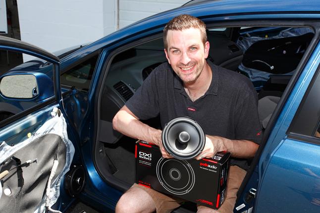 geek squad car speaker installation