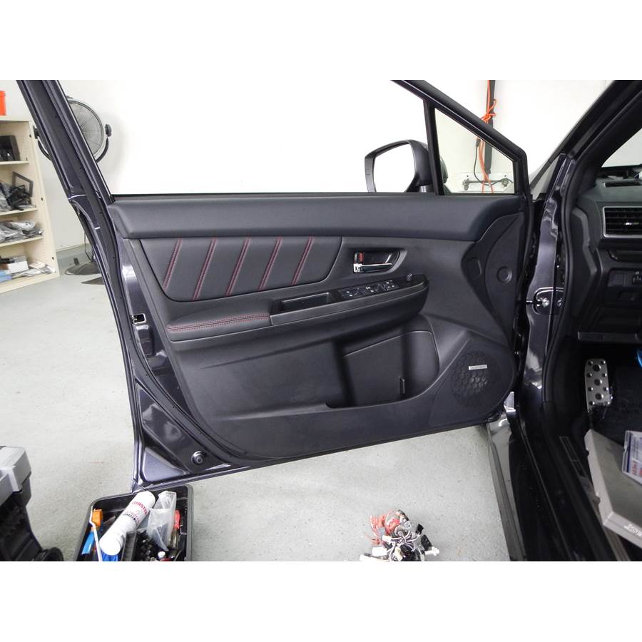2015 Subaru WRX STI Front door speaker location